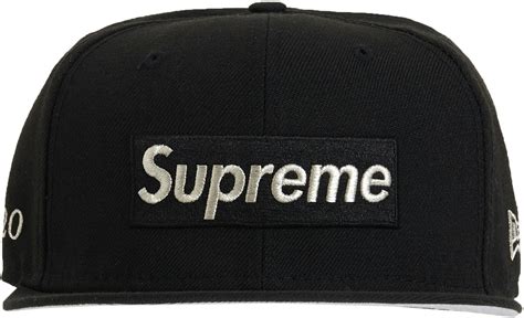 Supreme M Metallic Box Logo New Era 'Black' 